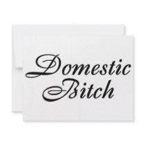 Domestic Bitch Black Invites
