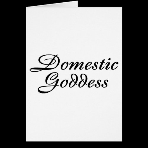 Domestic Goddess Greeting Cards