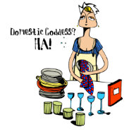 Domestic Goddess? HA! Apron apron