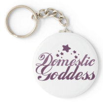 Domestic Goddess Keychain