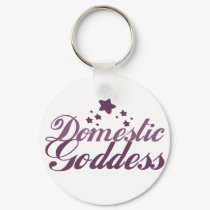 Domestic Goddess keychains