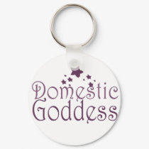 Domestic Goddess keychains