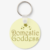Domestic Goddess keychains
