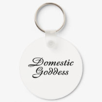 Domestic Goddess keychains
