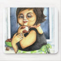 Domestic Goddess Mousepad by Lynzart Domestic Goddess Mousepad