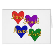 Domestic Violence Awareness Greeting Card