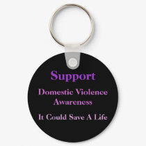 Domestic Violence Awareness Keychain by soulkreationz Domestic Violence Awareness Keychain