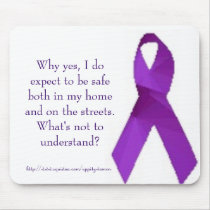 Domestic Violence Awareness mousepads by UppityWomen Domestic Violence Awareness mousepads