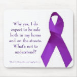 Domestic Violence Awareness Mouse Pad
