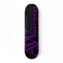 Domestic Violence Awareness Skateboard by soulkreationz Domestic Violence Awareness Skateboard