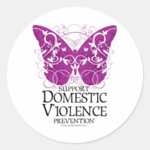 Domestic Violence Butterfly Sticker