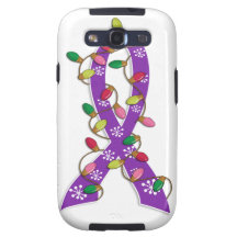 Domestic Violence Christmas Lights Ribbon Samsung Galaxy SIII Cases