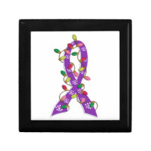 Domestic Violence Christmas Lights Ribbon Jewelry Boxes