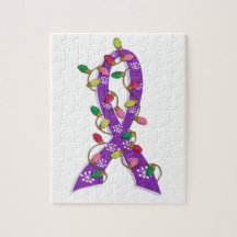 Domestic Violence Christmas Lights Ribbon Puzzles