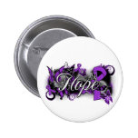 Domestic Violence Hope Garden Ribbon Pin