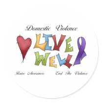 Domestic Violence stickers