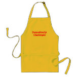 Domestically Challenged aprons