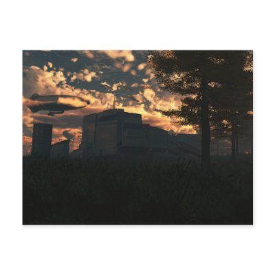 Dominance Postcard by 3dartwork