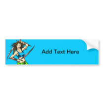 Dominant Amazon Women Bumper Stickers