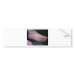 DOMINANT FOOT BUMPER STICKER