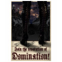 Domination poster art T t-shirts by FetSyn Domination poster art T t-shirts