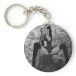 Dominatrix in the Woods Key Chain
