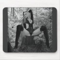 Dominatrix in The Woods MousePad by uniqueandkinky Dominatrix in The Woods MousePad