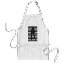 Dominatrix Silhouette aprons