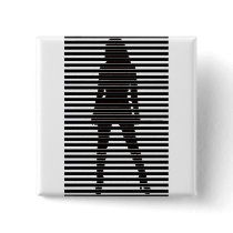 Dominatrix Silhouette Buttons