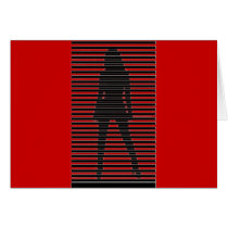 Dominatrix Silhouette cards