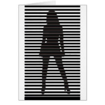 Dominatrix Silhouette Greeting Cards