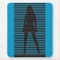Dominatrix Silhouette mousepad
