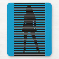 Dominatrix Silhouette Mouse Pads