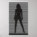 Dominatrix Silhouette Poster posters