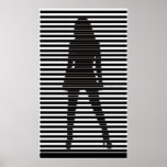 Dominatrix Silhouette Poster