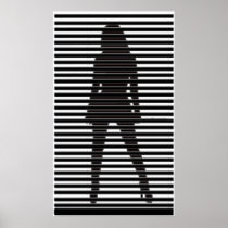 Dominatrix Silhouette Poster
