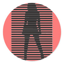 Dominatrix Silhouette Sticker