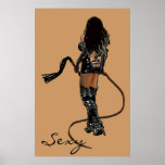 Dominatrix with Whips Poster