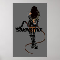 Dominatrix with Whips Posters
