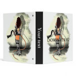Dominatrix with Whips (White) Vinyl Binder