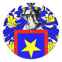 Dominguez (Spanish) Coat of Arms Round Stickers