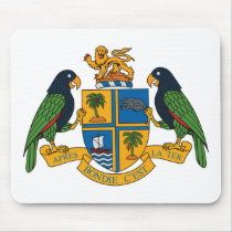 Dominica Coat of Arms Mousepad by FlagTshirts Dominica Coat of Arms Mousepad