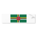 Dominica Flag Bumper Sticker