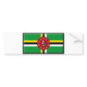 Dominica Flag bumper stickers