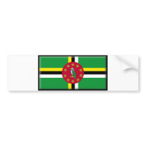 Dominica Flag bumper stickers by jacinto888 Dominica Flag bumper stickers