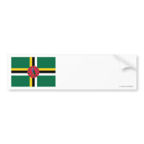 Dominica Flag bumper stickers by Vexillophile Dominica Flag bumper stickers