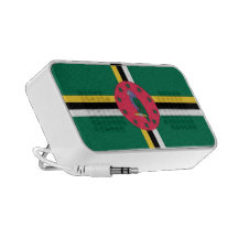 Dominica Flag Doodle speaker