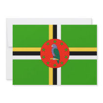 Dominica Flag Custom Invitations