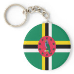 Dominica Flag Key Chain