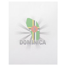 Dominica Flag Map 2.0 Custom Letterhead
